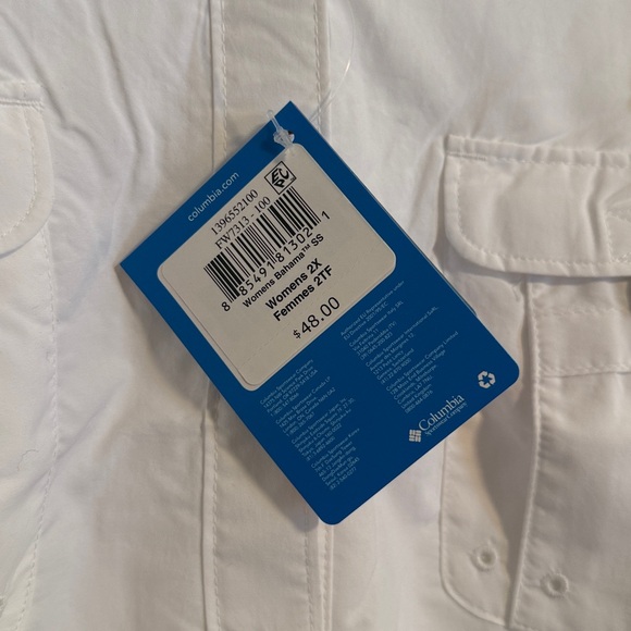 Columbia Women’s Bahama Short Sleeve PFG Top NWT - Picture 4 of 10